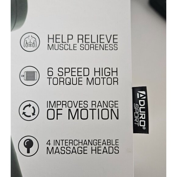 Aduro Sport Elite Recovery Massage Gun & 6 Speed High Torque Motor - Picture 5 of 6